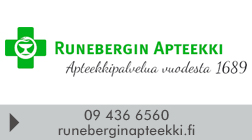 Runebergin Apteekki logo